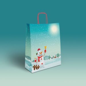 SACOS NATAL - SNOWMAN